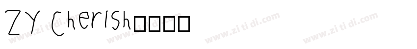 ZY Cherish字体转换